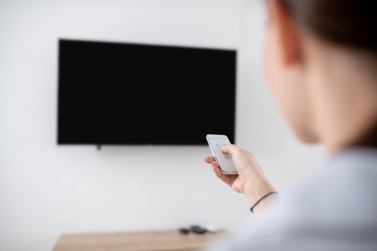 televisión estropeada